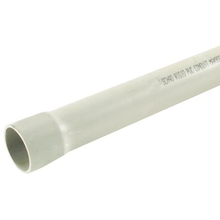 JM EAGLE Rigid Conduit, 212 in, 10 ft L, PVC 67504